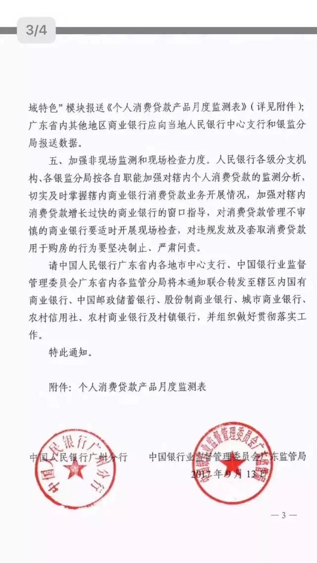 网传广州开始严查消费贷，目前北上广深苏已下发文件